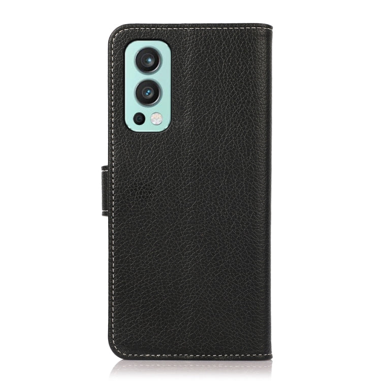 For OnePlus Nord 2 5G Litchi Texture Horizontal Flip Leather Case with Holder & Card Slots & Wallet