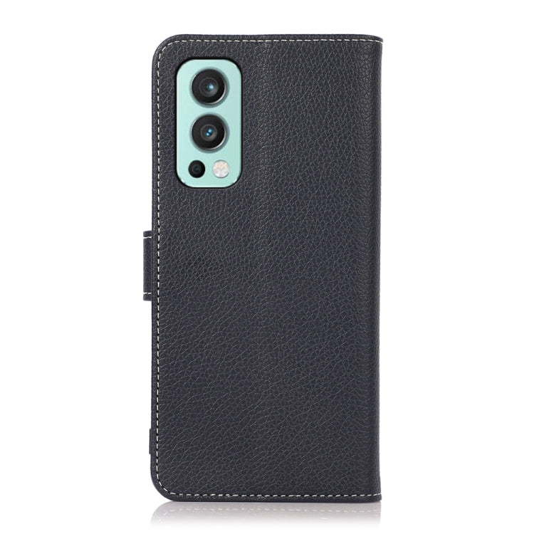 For OnePlus Nord 2 5G Litchi Texture Horizontal Flip Leather Case with Holder & Card Slots & Wallet