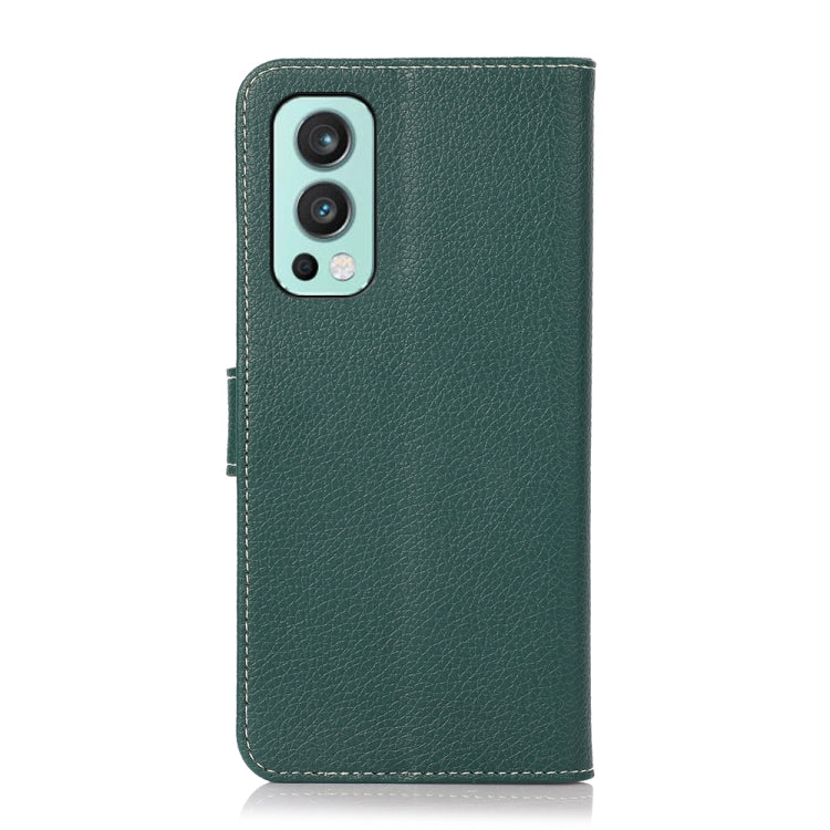 For OnePlus Nord 2 5G Litchi Texture Horizontal Flip Leather Case with Holder & Card Slots & Wallet
