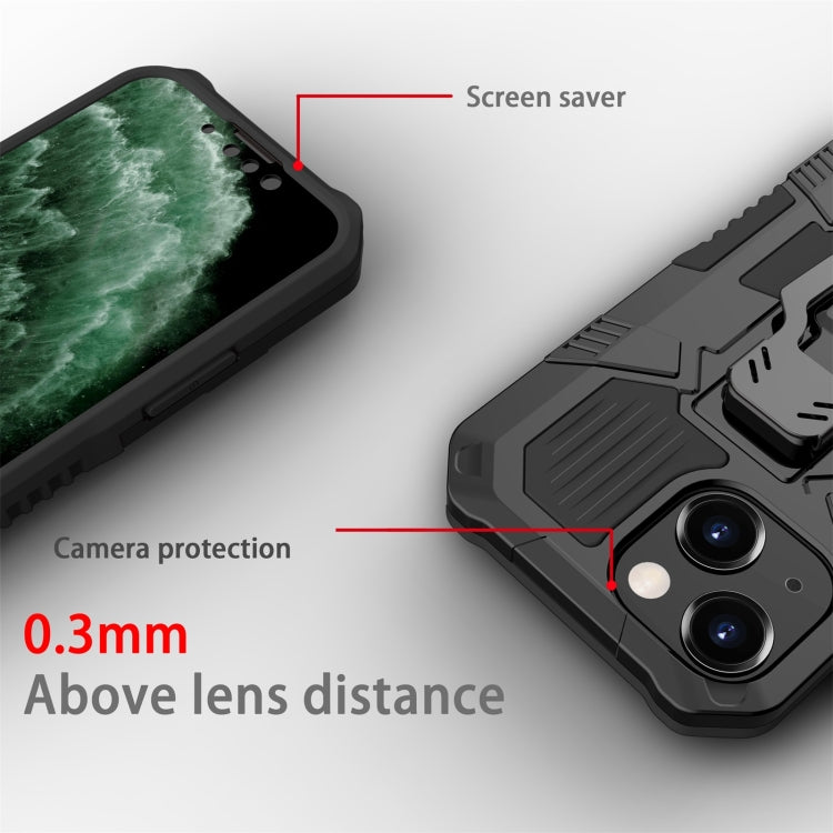 For iPhone 13 mini Machine Armor Warrior Shockproof PC + TPU Protective Case