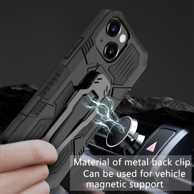 For iPhone 13 mini Machine Armor Warrior Shockproof PC + TPU Protective Case