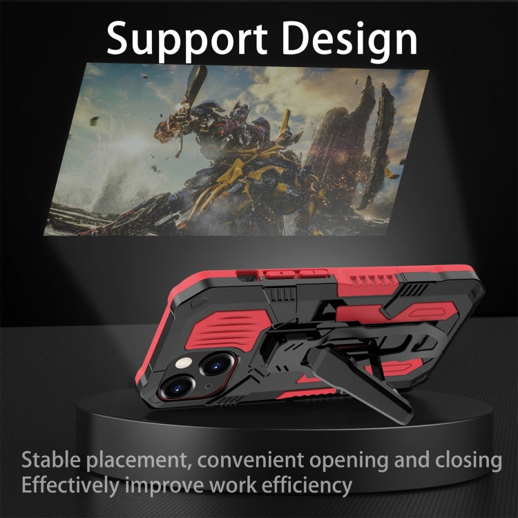 For iPhone 13 mini Machine Armor Warrior Shockproof PC + TPU Protective Case