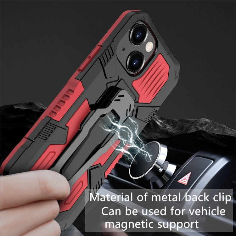 For iPhone 13 mini Machine Armor Warrior Shockproof PC + TPU Protective Case