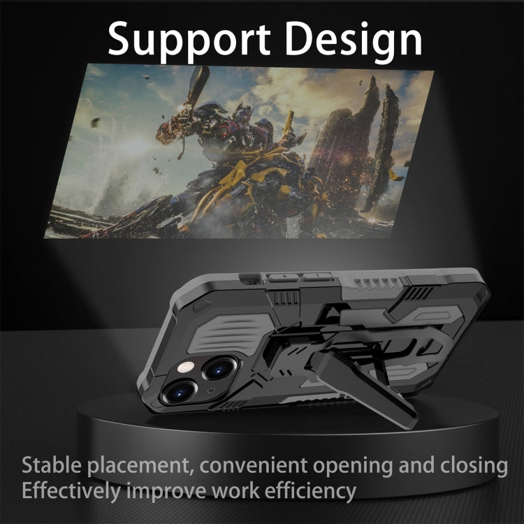 For iPhone 13 mini Machine Armor Warrior Shockproof PC + TPU Protective Case