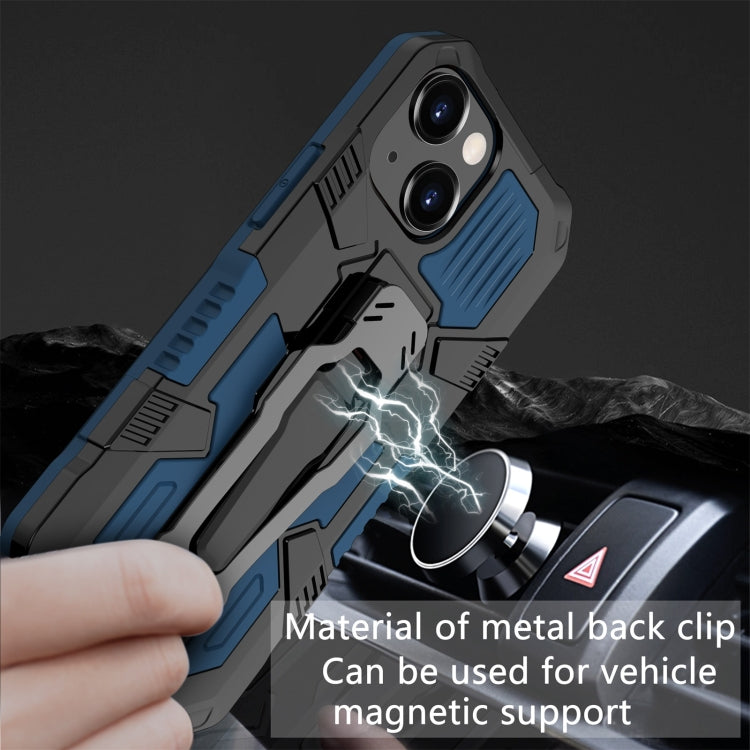 For iPhone 13 mini Machine Armor Warrior Shockproof PC + TPU Protective Case
