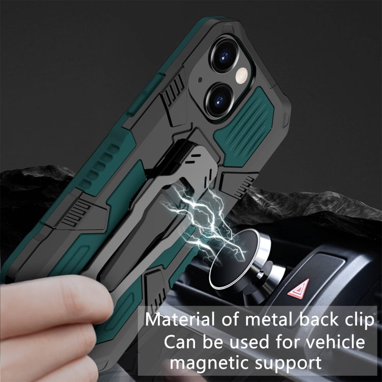 For iPhone 13 mini Machine Armor Warrior Shockproof PC + TPU Protective Case