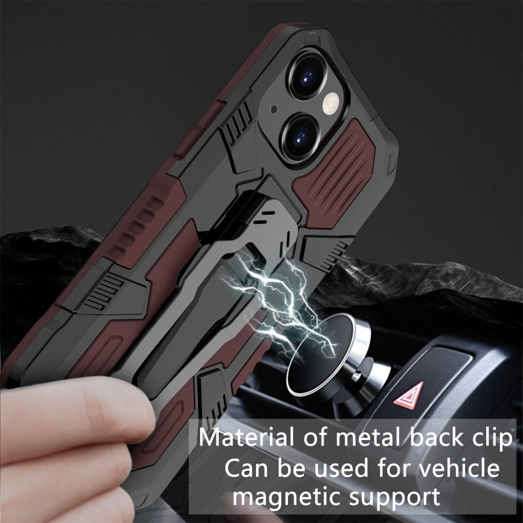 For iPhone 13 mini Machine Armor Warrior Shockproof PC + TPU Protective Case