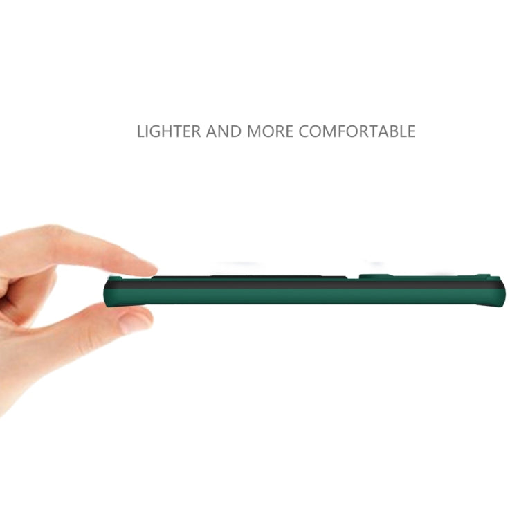 For Samsung Galaxy A31 Dual-color Skin Feel TPU + PC Magnetic Shockproof Case with Invisible Holder