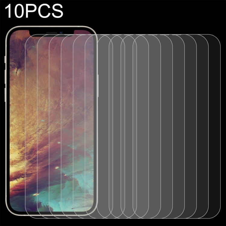 For iPhone 13 Pro Max 10pcs 0.26mm 9H 2.5D Tempered Glass Film