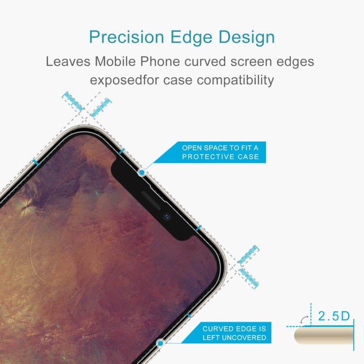 For iPhone 13 Pro Max 10pcs 0.26mm 9H 2.5D Tempered Glass Film