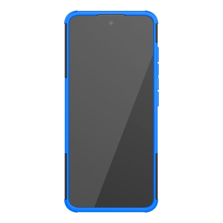 For Motorola Moto G60 Tire Texture Shockproof TPU+PC Protective Case with Holder