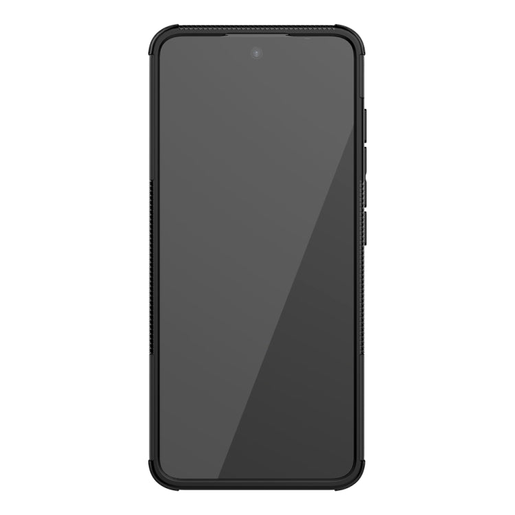For Motorola Moto G60 Tire Texture Shockproof TPU+PC Protective Case with Holder