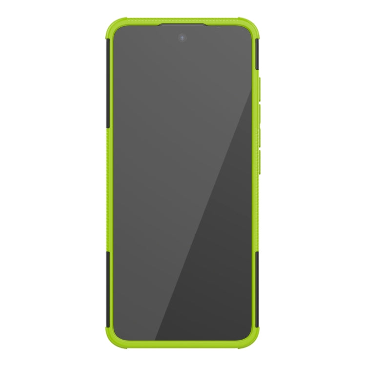 For Motorola Moto G60 Tire Texture Shockproof TPU+PC Protective Case with Holder