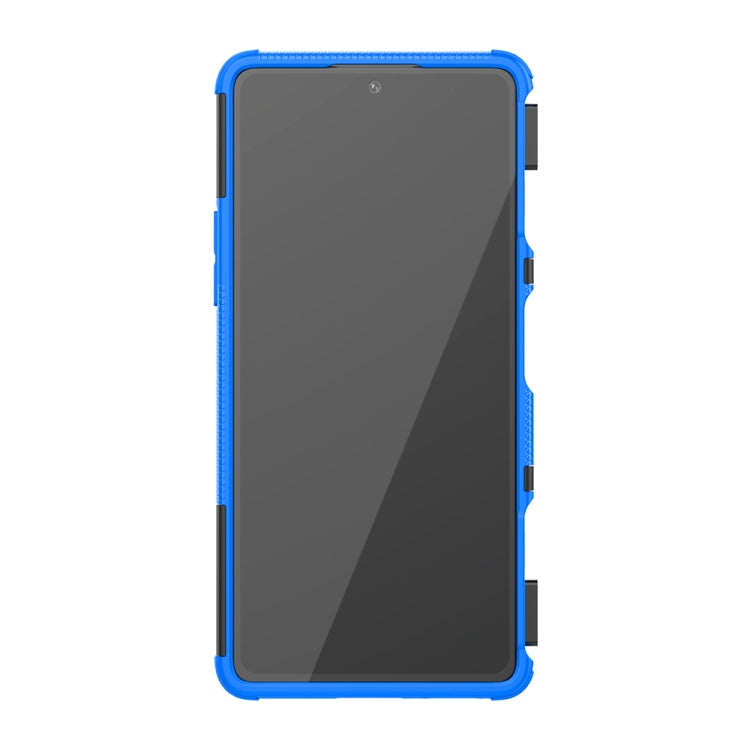 For Xiaomi Redmi K40 Gaming Tire Texture Shockproof TPU+PC Protective Case with Holder