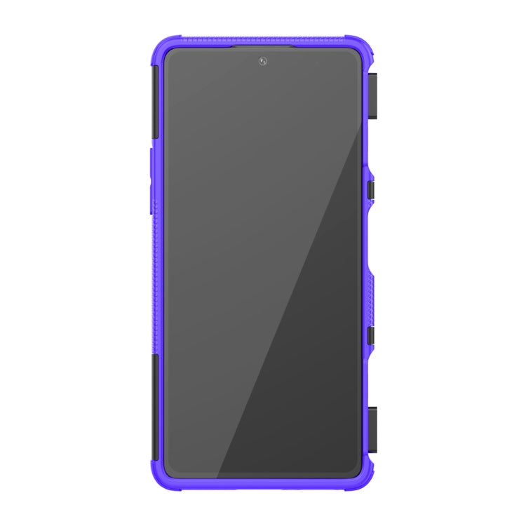 For Xiaomi Redmi K40 Gaming Tire Texture Shockproof TPU+PC Protective Case with Holder