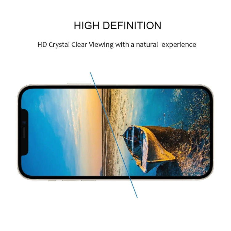 For iPhone 13 mini 25pcs Full Glue Full Screen Tempered Glass Film
