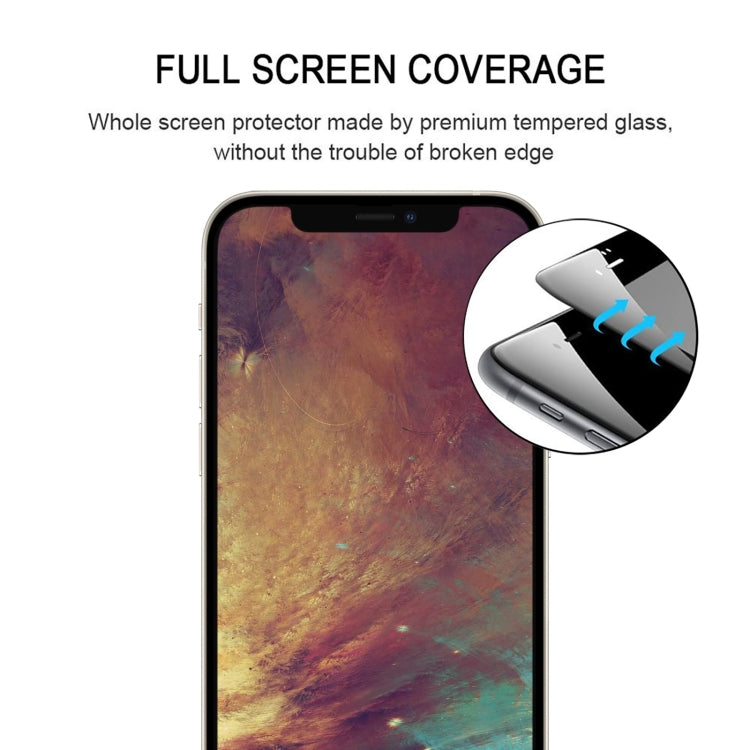For iPhone 13 Pro Max 25pcs Full Glue Full Screen Tempered Glass Film
