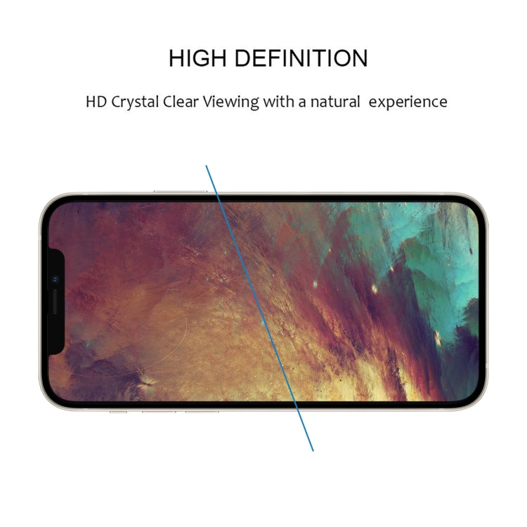 For iPhone 13 Pro Max 25pcs Full Glue Full Screen Tempered Glass Film