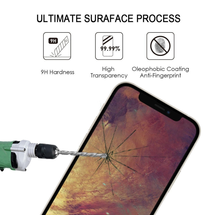 For iPhone 13 Pro Max 25pcs Full Glue Full Screen Tempered Glass Film