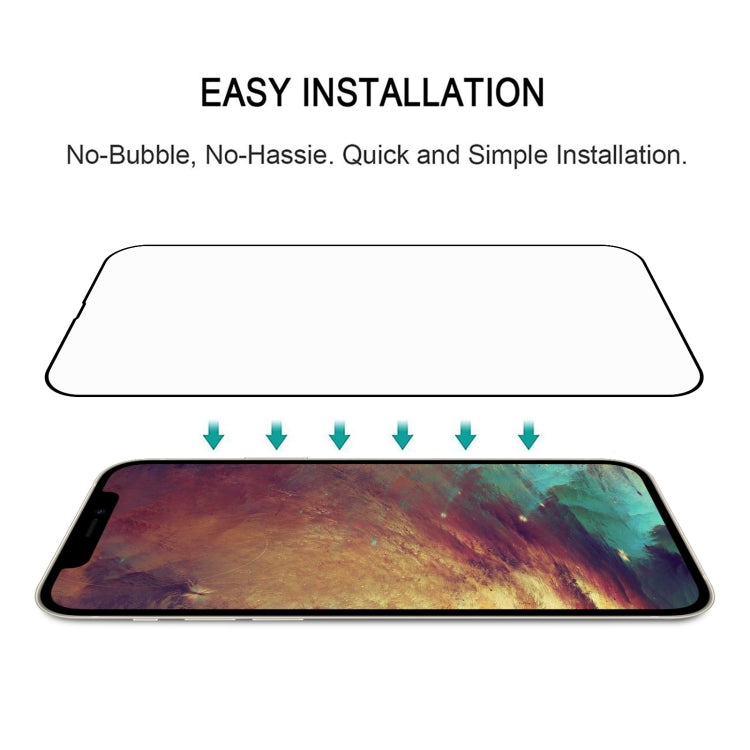 For iPhone 13 Pro Max 25pcs Full Glue Full Screen Tempered Glass Film