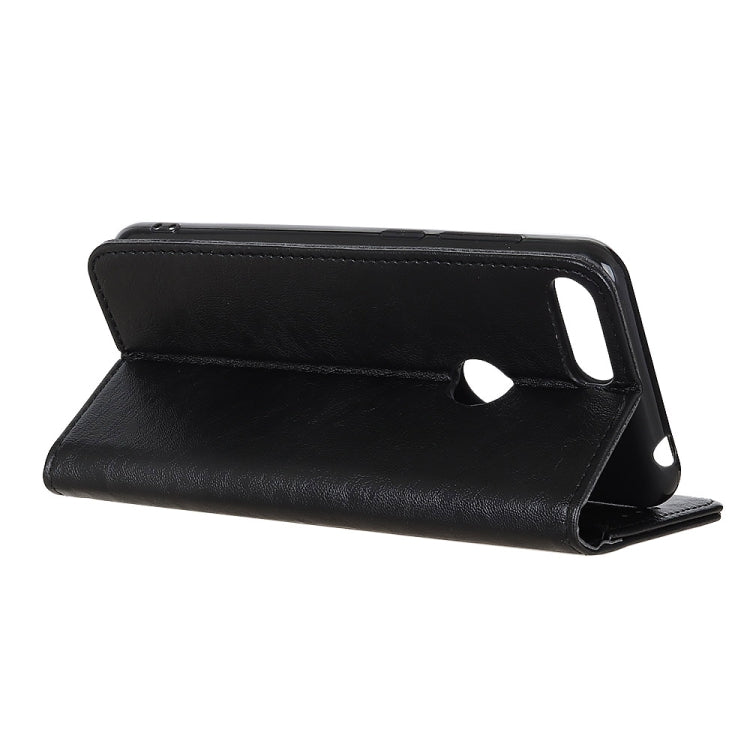 For Motorola Moto E6 Play Magnetic Retro Crazy Horse Texture Horizontal Flip Leather Case with Holder & Card Slots