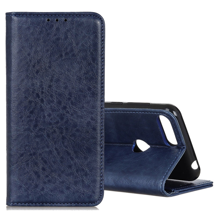 For Motorola Moto E6 Play Magnetic Retro Crazy Horse Texture Horizontal Flip Leather Case with Holder & Card Slots