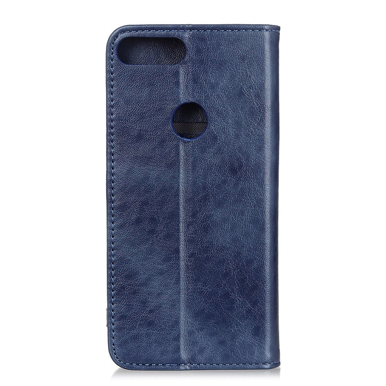 For Motorola Moto E6 Play Magnetic Retro Crazy Horse Texture Horizontal Flip Leather Case with Holder & Card Slots