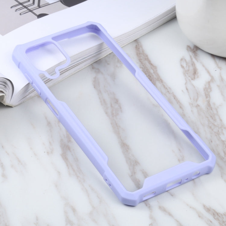 For Samsung Galaxy A12 5G Acrylic + Color TPU Shockproof Case