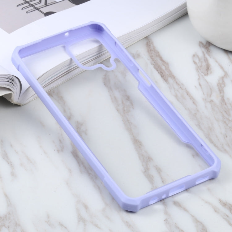 For Samsung Galaxy A12 5G Acrylic + Color TPU Shockproof Case