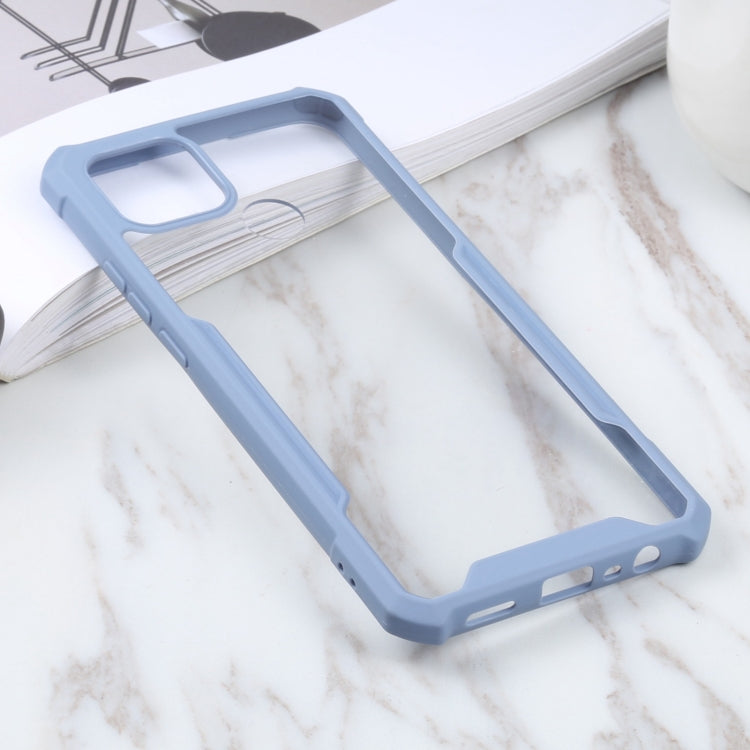 For OPPO A15 Acrylic + Color TPU Shockproof Case