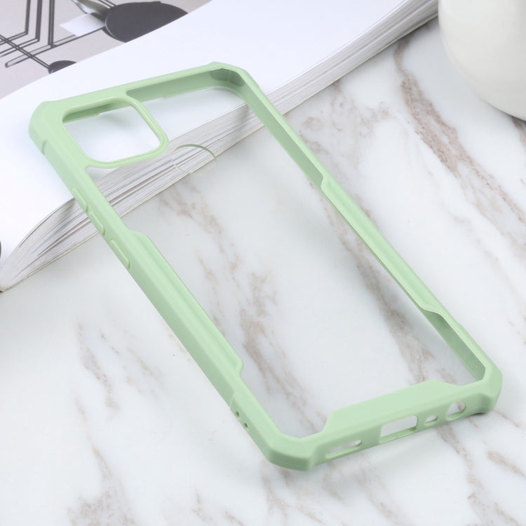 For OPPO A15 Acrylic + Color TPU Shockproof Case