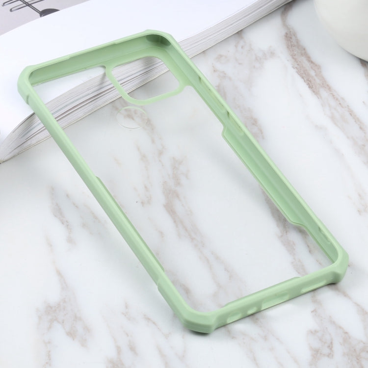 For OPPO A15 Acrylic + Color TPU Shockproof Case