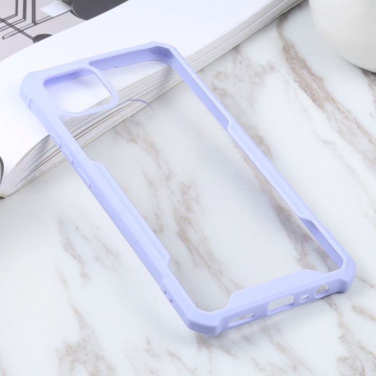 For OPPO A15 Acrylic + Color TPU Shockproof Case