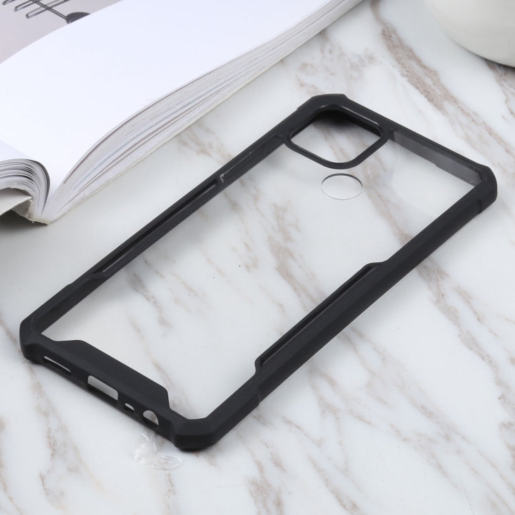 For OPPO A15 Acrylic + Color TPU Shockproof Case