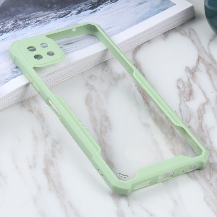 For Samsung Galaxy A22 Acrylic + Color TPU Shockproof Case