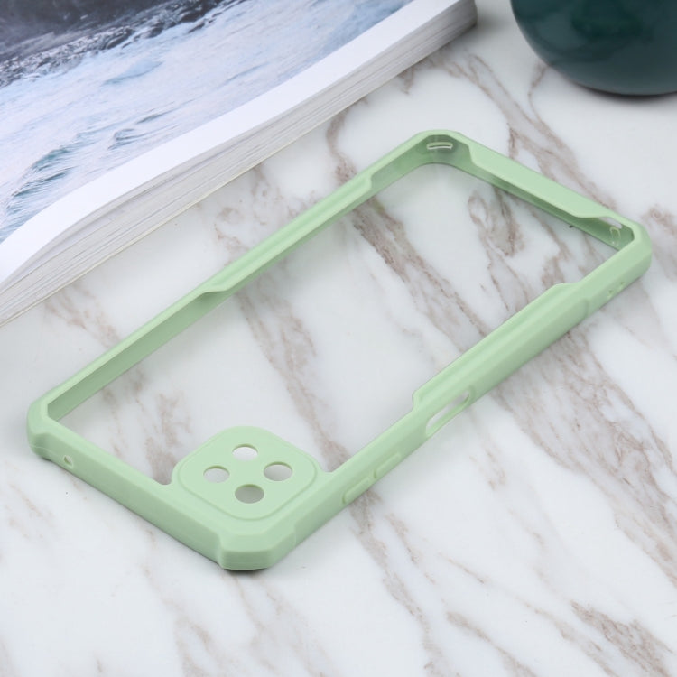 For Samsung Galaxy A22 Acrylic + Color TPU Shockproof Case