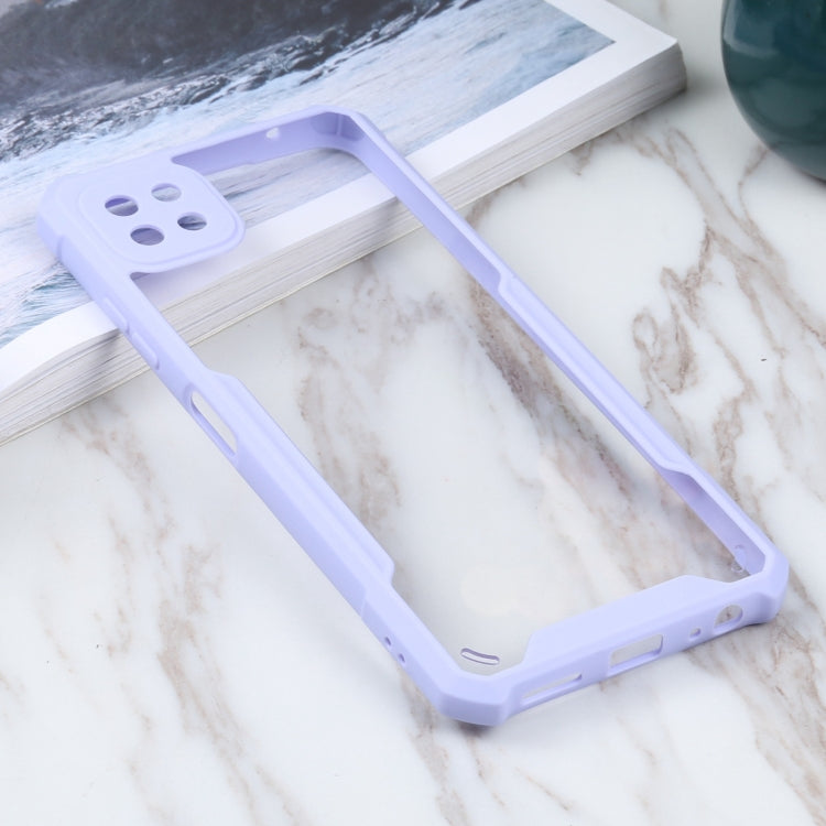 For Samsung Galaxy A22 Acrylic + Color TPU Shockproof Case