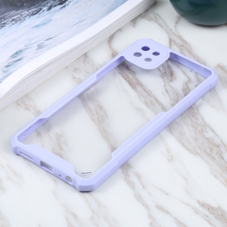 For Samsung Galaxy A22 Acrylic + Color TPU Shockproof Case