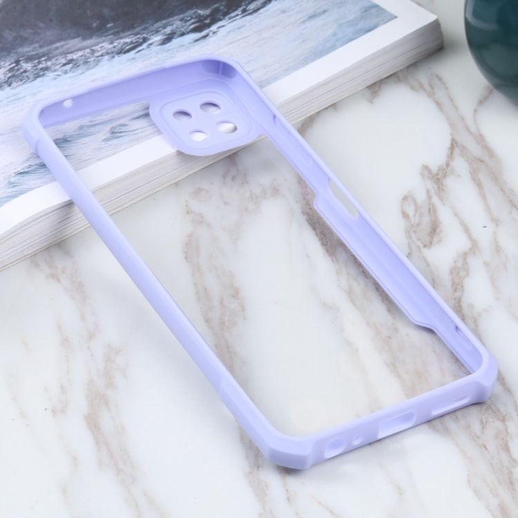 For Samsung Galaxy A22 Acrylic + Color TPU Shockproof Case