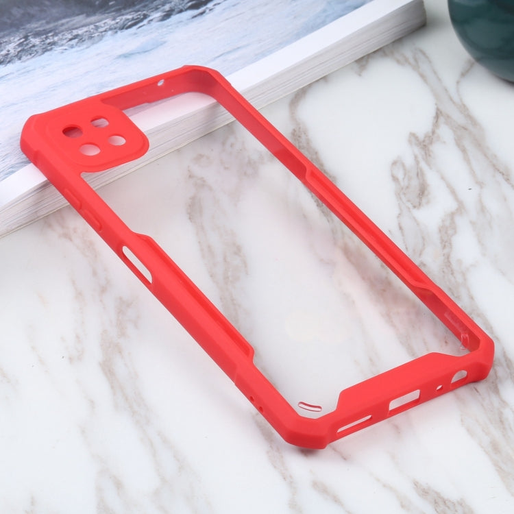 For Samsung Galaxy A22 Acrylic + Color TPU Shockproof Case