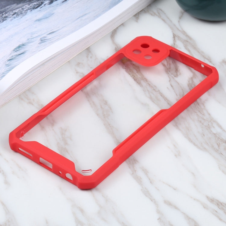 For Samsung Galaxy A22 Acrylic + Color TPU Shockproof Case