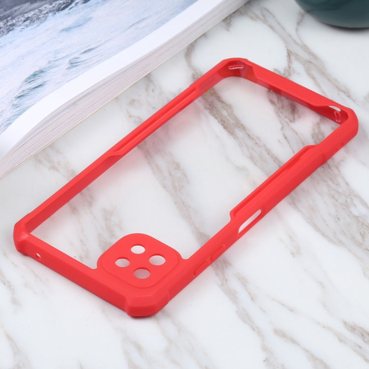 For Samsung Galaxy A22 Acrylic + Color TPU Shockproof Case
