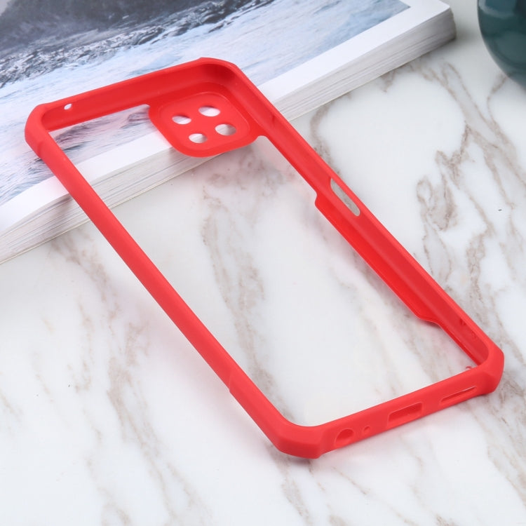 For Samsung Galaxy A22 Acrylic + Color TPU Shockproof Case