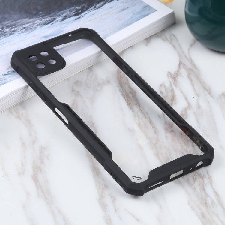 For Samsung Galaxy A22 Acrylic + Color TPU Shockproof Case