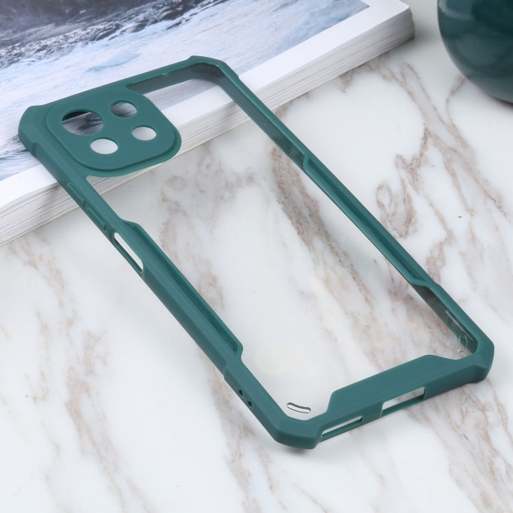 For Samsung Galaxy A22 Acrylic + Color TPU Shockproof Case