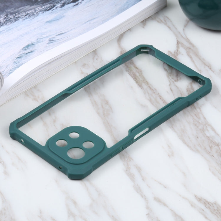 For Samsung Galaxy A22 Acrylic + Color TPU Shockproof Case