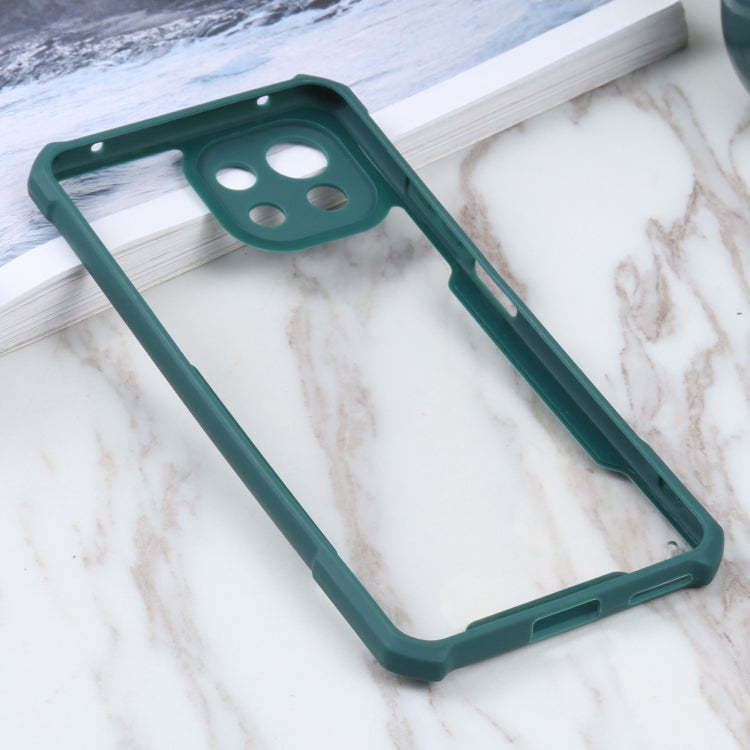 For Samsung Galaxy A22 Acrylic + Color TPU Shockproof Case