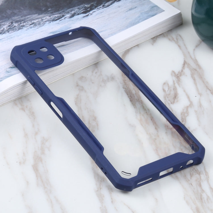 For Samsung Galaxy A22 Acrylic + Color TPU Shockproof Case