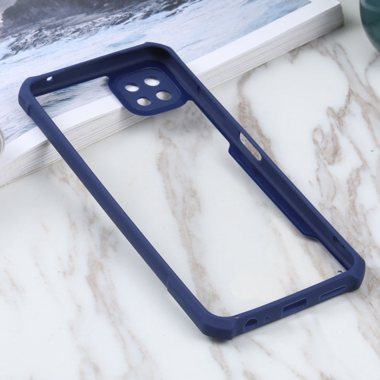 For Samsung Galaxy A22 Acrylic + Color TPU Shockproof Case