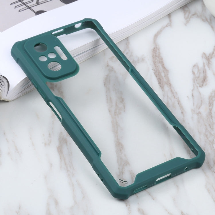 For Xiaomi Redmi Note 10 Pro Max Acrylic + Color TPU Shockproof Case